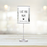Modern Collage Photo Love You Mom Best Gift Table Lamp<br><div class="desc">If you're looking for a heartfelt and meaningful gift to show your love and appreciation for your mom, a modern collage photo could be a great choice. A modern collage photo is a unique and creative way to display your favorite memories with your mom. It typically involves combining several photos...</div>