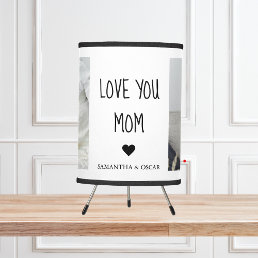 Modern Collage Photo Love You Mom Best Gift Tripod Lamp