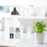 Modern Collage Photo Mint Best Hubby Gift Stainless Steel Water Bottle<br><div class="desc">Modern Collage Photo Mint Best Hubby Gift is a personalized gift idea for husbands that combines the beauty of a photo collage with the charm of a mint frame. This unique gift is designed to showcase the most memorable moments shared by the couple, such as their wedding day, romantic dates,...</div>