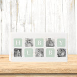 Modern Collage Photo Mint Best Hubby Gift Wooden Box Sign<br><div class="desc">Modern Collage Photo Mint Best Hubby Gift is a personalized gift idea for husbands that combines the beauty of a photo collage with the charm of a mint frame. This unique gift is designed to showcase the most memorable moments shared by the couple, such as their wedding day, romantic dates,...</div>