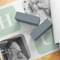 Modern Collage Photo Mint Best Hubby Gift