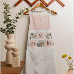 Modern Collage Photo & Pastel Pink Mommy Gift Apron<br><div class="desc">This modern collage photo and pastel pink mommy gift is the perfect way to show appreciation to a special mother in your life. The gift features a beautifully crafted collage photo that combines multiple pictures in a modern and artistic way.To complement the photo, the gift is designed with a pastel...</div>
