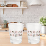 Modern Collage Photo & Pastel Pink Mommy Gift Shot Glass<br><div class="desc">This modern collage photo and pastel pink mommy gift is the perfect way to show appreciation to a special mother in your life. The gift features a beautifully crafted collage photo that combines multiple pictures in a modern and artistic way.To complement the photo, the gift is designed with a pastel...</div>