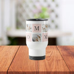 Modern Collage Photo & Pastel Pink Mommy Gift Travel Mug<br><div class="desc">This modern collage photo and pastel pink mommy gift is the perfect way to show appreciation to a special mother in your life. The gift features a beautifully crafted collage photo that combines multiple pictures in a modern and artistic way.To complement the photo, the gift is designed with a pastel...</div>