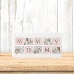 Modern Collage Photo & Pastel Pink Mommy Gift Wooden Box Sign<br><div class="desc">This modern collage photo and pastel pink mommy gift is the perfect way to show appreciation to a special mother in your life. The gift features a beautifully crafted collage photo that combines multiple pictures in a modern and artistic way.To complement the photo, the gift is designed with a pastel...</div>