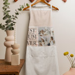 Modern Collage Photo Pink Happy Mothers Day Apron<br><div class="desc">This modern collage photo product is the perfect gift to celebrate your mother on Mother's Day. The pink color scheme adds a touch of femininity and elegance to the piece, making it a great addition to any room in her home. The collage is carefully crafted using a combination of your...</div>