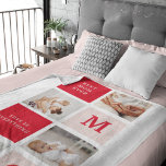 Modern Collage Photo Red & Pink Best Mom Ever Gift Sherpa Blanket<br><div class="desc">Modern Collage Photo Red & Pink Best Mom Ever Gift.Best Personalized Gift For Mothers day,  Woman's day or Mom Birthday. Surprise Mom With a Gift That’s As Amazing As She Is.</div>