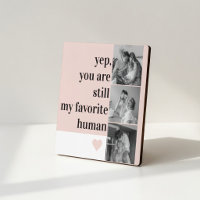 Modern Collage Photo & Romantic Lovely Quote Gift