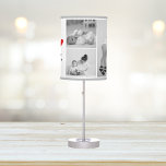 Modern Collage Photo & Text Red Heart Mother Gift Table Lamp<br><div class="desc">The modern collage photo and text red heart mother gift is a beautiful and unique present that any mother would love to receive. This gift is a personalized work of art that combines favorite photos and heartfelt messages to create a one-of-a-kind keepsake. The modern design of the collage is sure...</div>