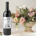 Modern Collage Photo & Text Red Heart Mother Gift Wine Label<br><div class="desc">The modern collage photo and text red heart mother gift is a beautiful and unique present that any mother would love to receive. This gift is a personalized work of art that combines favorite photos and heartfelt messages to create a one-of-a-kind keepsake. The modern design of the collage is sure...</div>