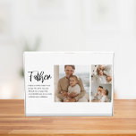 Modern Collage Photo With Father Best Quote Gift<br><div class="desc">A modern collage photo with a heartfelt quote about a father is the perfect gift to show your appreciation and love for your dad. This unique and personalized gift is a great way to showcase your favorite memories together and express your gratitude for all that he has done for you....</div>