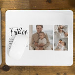 Modern Collage Photo With Father Best Quote Gift Mouse Pad<br><div class="desc">A modern collage photo with a heartfelt quote about a father is the perfect gift to show your appreciation and love for your dad. This unique and personalized gift is a great way to showcase your favorite memories together and express your gratitude for all that he has done for you....</div>