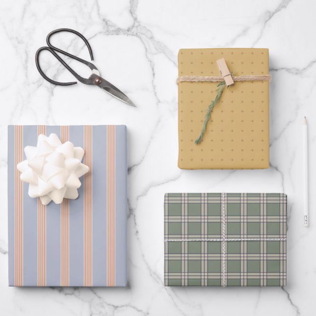 Modern Collection Wrapping Paper Sheets (Front)