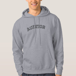 Modern College Typography Auditor Men’s Hoodie