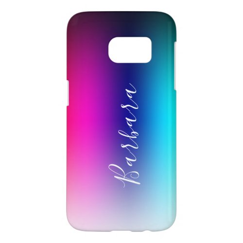 Modern Color Blend Abstract Background No3 Samsung Galaxy S7 Case