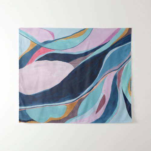 Modern Color block Abstract Art Tapestry
