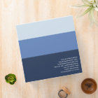 Modern color block blue