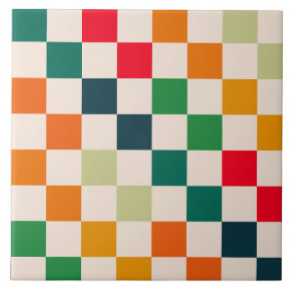 Modern Color Block Decorative Ceramic Tile