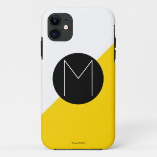 Modern Color Block Monogram Iphone 5/5 Case