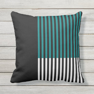 Black and teal pillows hotsell