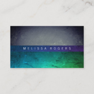 Modern Color Blocks Business Card