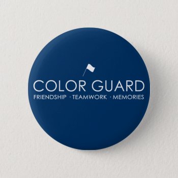 Modern Color Guard Buttons by ColorguardCollection at Zazzle