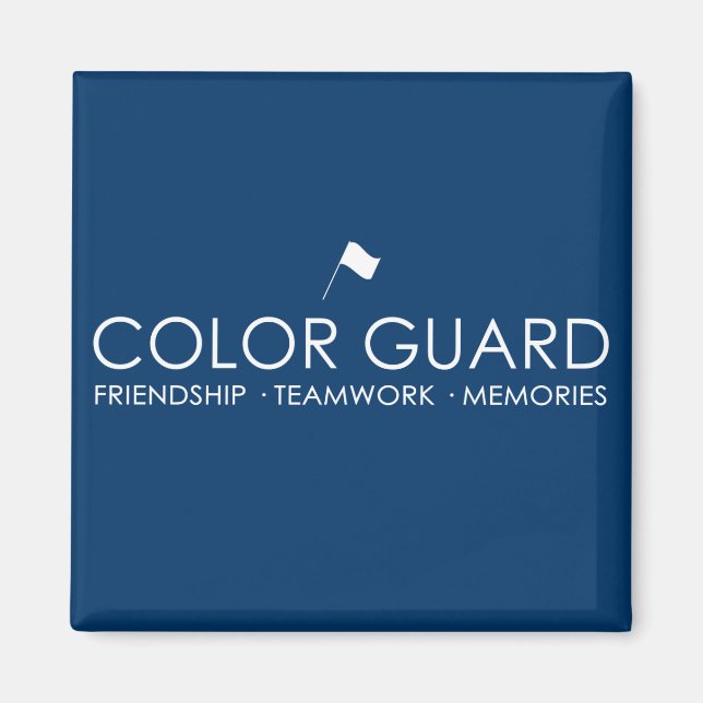 Modern Color Guard Magnets (Front)
