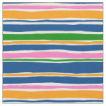 Modern Colored Stripe Fabric