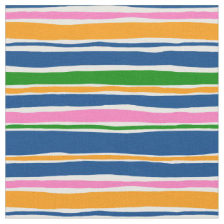 Modern Colored Stripe Fabric