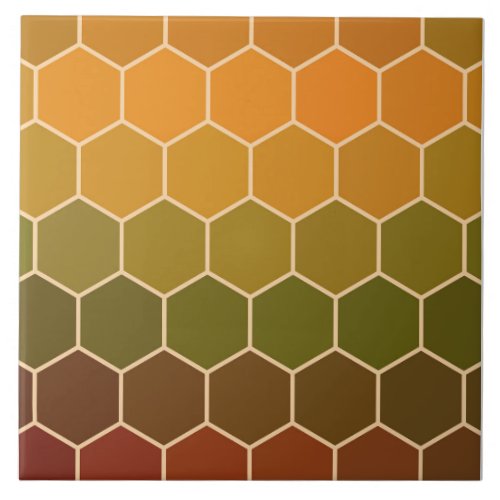 Modern Colorful 3d Cubes or Hexagons pattern Ceramic Tile