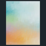 Modern Colorful Abstract Art Custom Blank Template Letterhead<br><div class="desc">Modern Colorful Abstract Art Custom Blank Template Trendy Pink Red Blue Green Yellow Stationery Paper.</div>