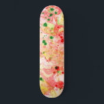 Modern Colorful Abstract Art Custom Template Skateboard<br><div class="desc">Modern Colorful Abstract Art Custom Template Trendy Pink Blue Purple Green Blank Skateboard.</div>