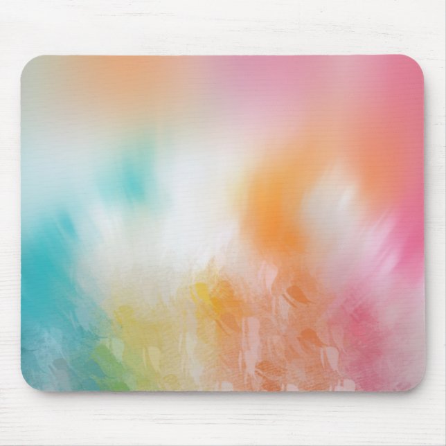 Modern Colorful Abstract Art Elegant Template Mouse Pad (Front)