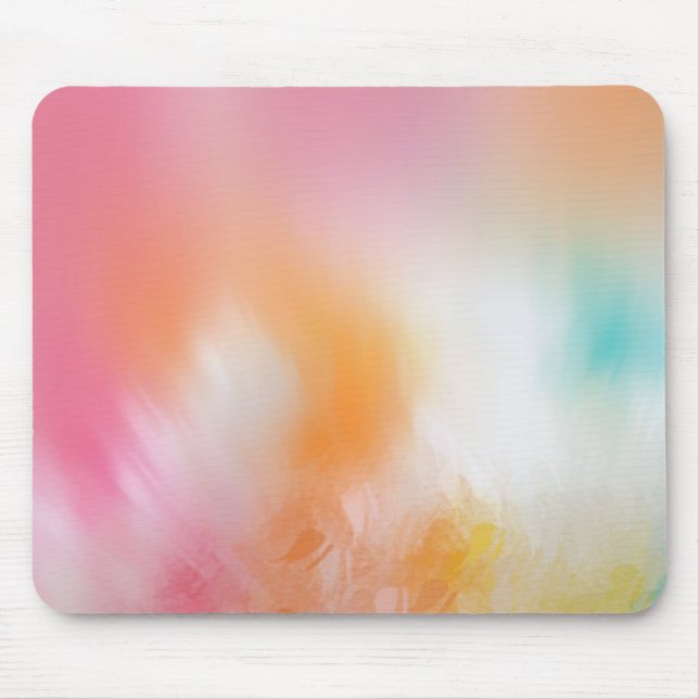 Modern Colorful Abstract Art Elegant Template Mouse Pad (Front)