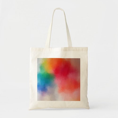 Modern Colorful Abstract Art Elegant Template Tote Bag