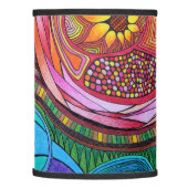 Modern Colorful Abstract Art Lamp Shade (Left)