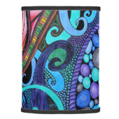 Modern Colorful Abstract Art Lamp Shade (Right)