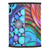 Modern Colorful Abstract Art Lamp Shade (Back)