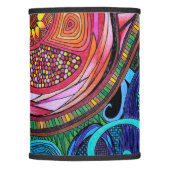 Modern Colorful Abstract Art Lamp Shade (Front)