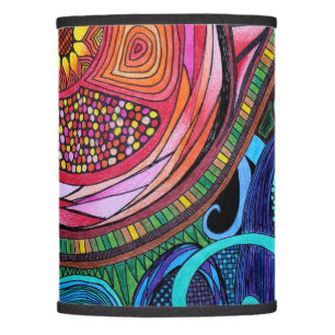 Modern Colorful Abstract Art Lamp Shade