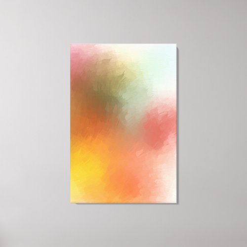 Modern Colorful Abstract Artwork Trendy Stylish Canvas Print