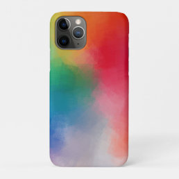 Modern Colorful Abstract Blank Template Custom iPhone 11 Pro Case