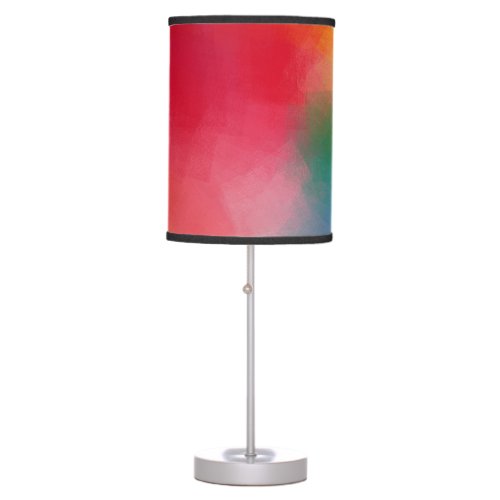 Modern Colorful Abstract Blank Template Elegant Table Lamp