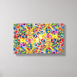 Modern Colorful Abstract Canvas Print