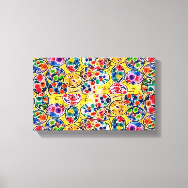 Modern Colorful  Abstract Canvas Print (Front)
