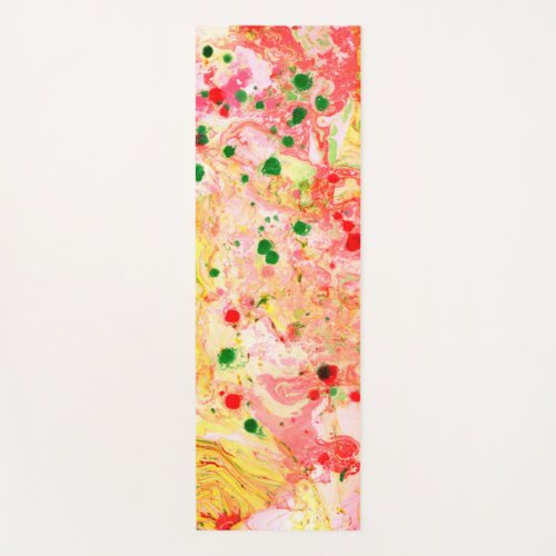 Modern Colorful Abstract Custom Template Trendy Yoga Mat