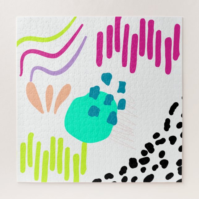 Modern colorful  Abstract pattern . Jigsaw Puzzle (Vertical)