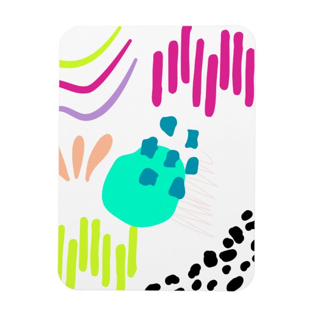Modern colorful  Abstract pattern . Magnet (Vertical)