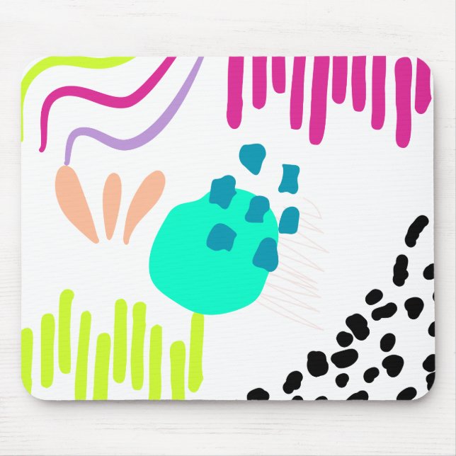 Modern colorful Abstract pattern. Mouse Pad (Front)
