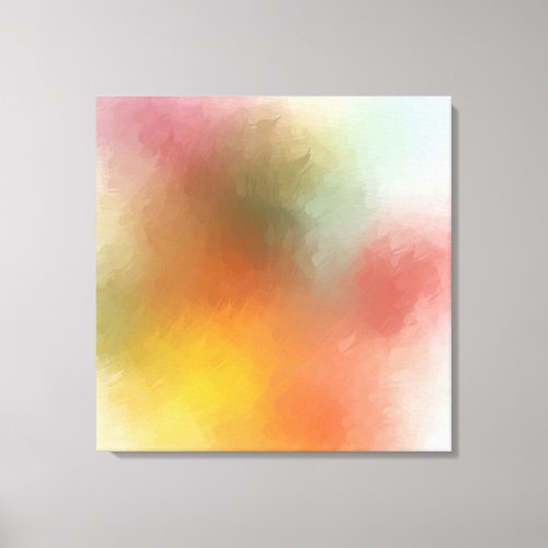 Modern Colorful Abstract Red Yellow Blue Purple Canvas Print